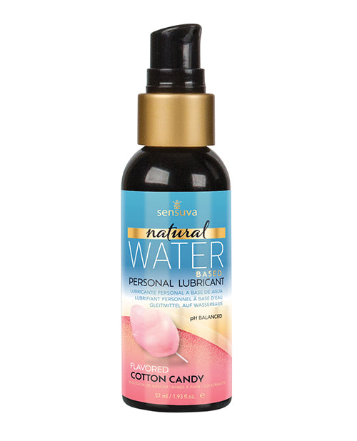 The Soft Hum Sensuva Natural Water Based Personal Lubricant - 2 oz Cotton Candy