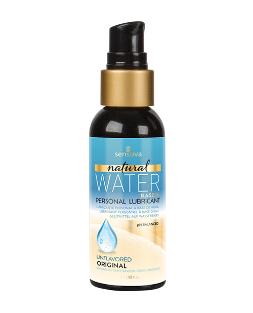 The Soft Hum Sensuva Natural Water Based Personal Lubricant - 2 oz Unscented