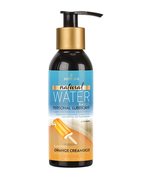 The Soft Hum Senuva Natural Water Based Personal Lubricant - 4 oz Orange Creamsicle