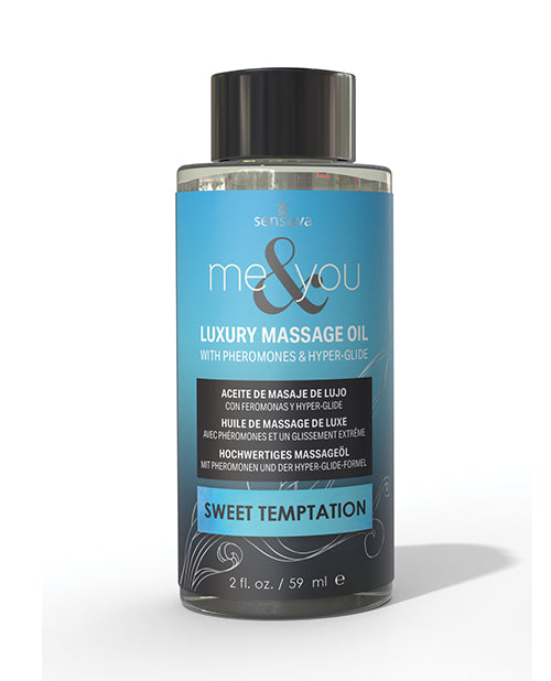 The Soft Hum Sensuva Me & You Massage Oil - 2 oz Sweet Temptation