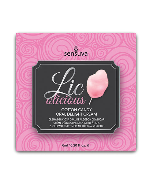 The Soft Hum Lic O Licious Oral Delight Cream - 6 ml Packet Cotton Candy