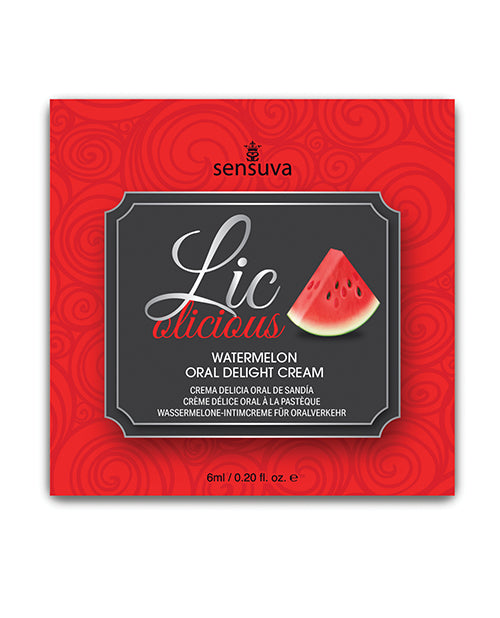 The Soft Hum Lic O Licious Oral Delight Cream - 6 ml Packet Watermelon