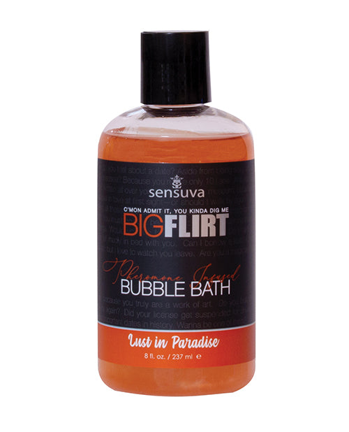 The Soft Hum Sensuva Big Flirt Pheromone Bubble Bath - 8 oz Lust In Paradise
