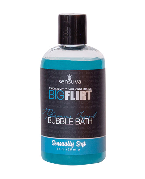 The Soft Hum Sensuva Big Flirt Pheromone Bubble Bath - 8 oz Sensually Soft