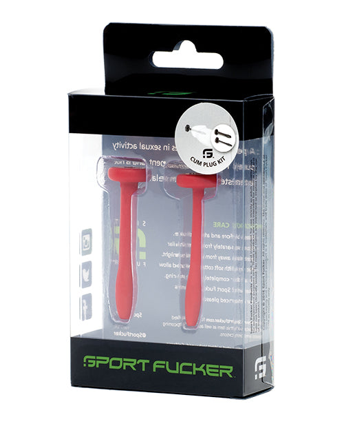 The Soft Hum Sport Fucker Cum Plug Kit - Red