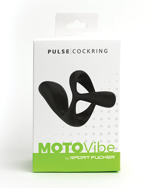 The Soft Hum Sport Fucker Motovibe Pulse Cockring - Black