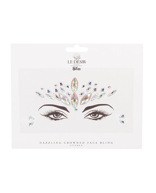 The Soft Hum Shots Bliss Dazzling Crowned Face Bling Sticker O/S