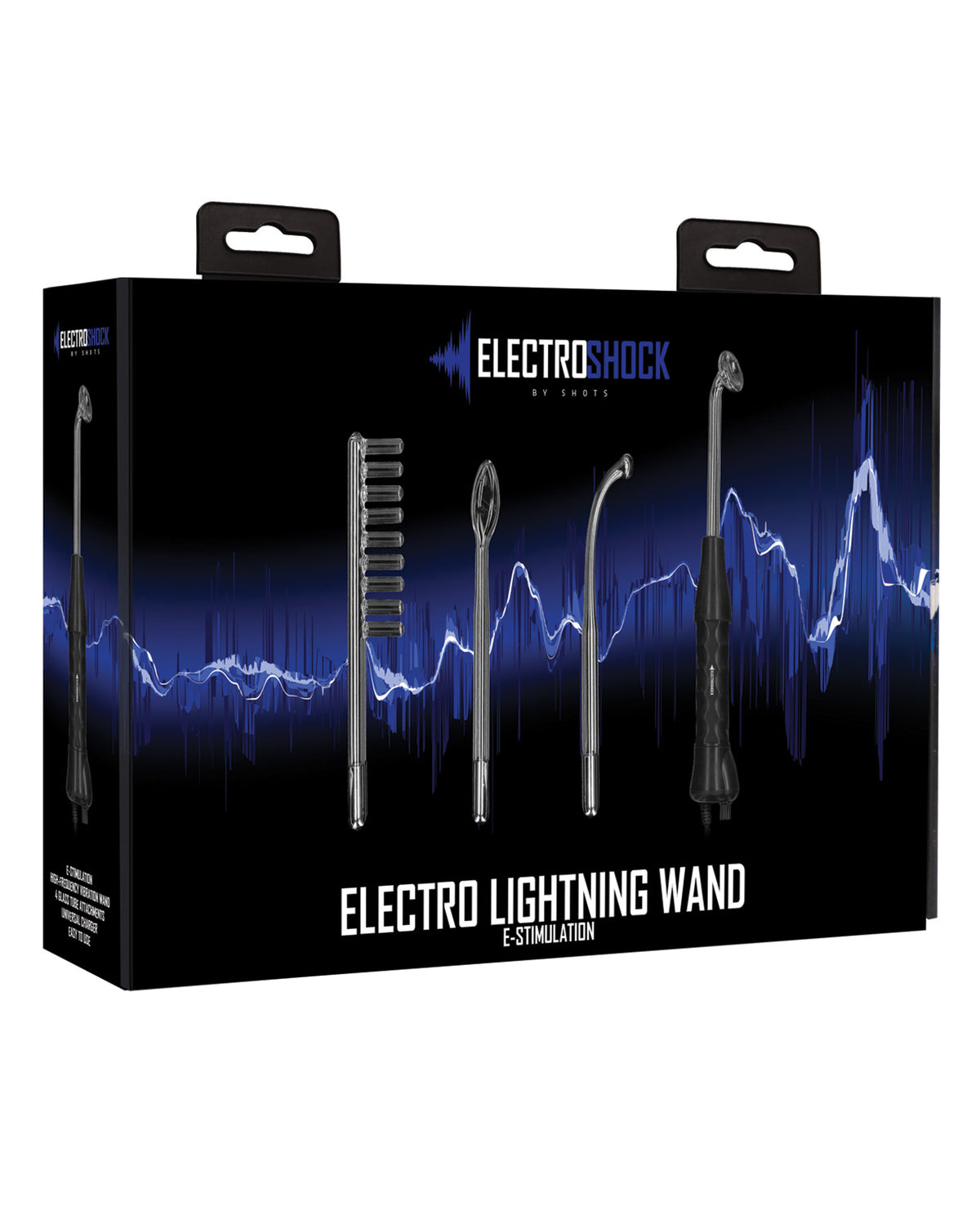 The Soft Hum Shots Electroshock Lightning Wand - Black