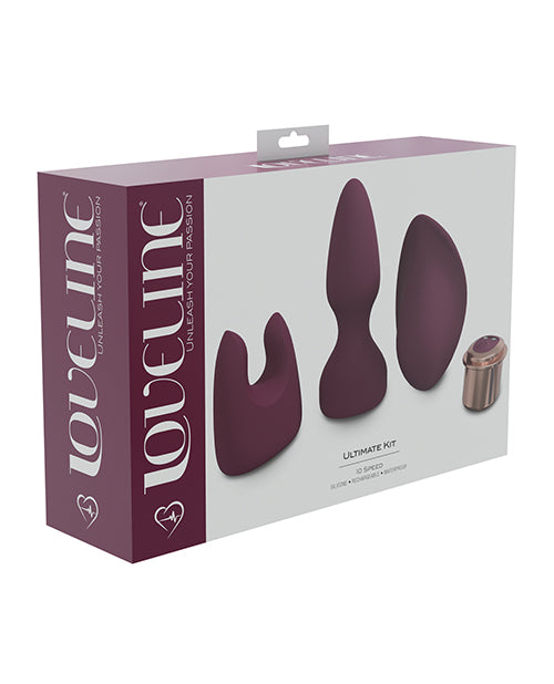 The Soft Hum Shots LoveLine Ultimate Kit - Burgundy