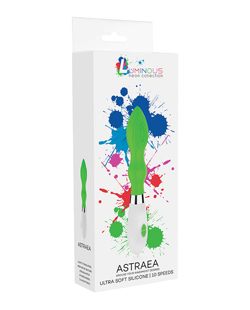 The Soft Hum Shots Luminous Astraea Silicone 10 Speed Vibrator - Green