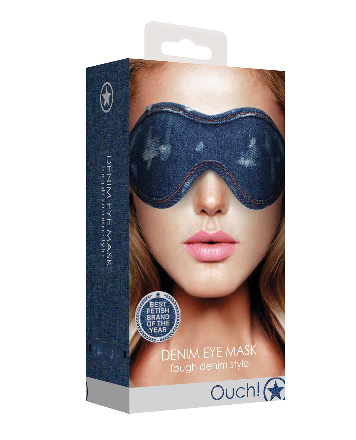 The Soft Hum Shots Denim Eye Mask - Blue