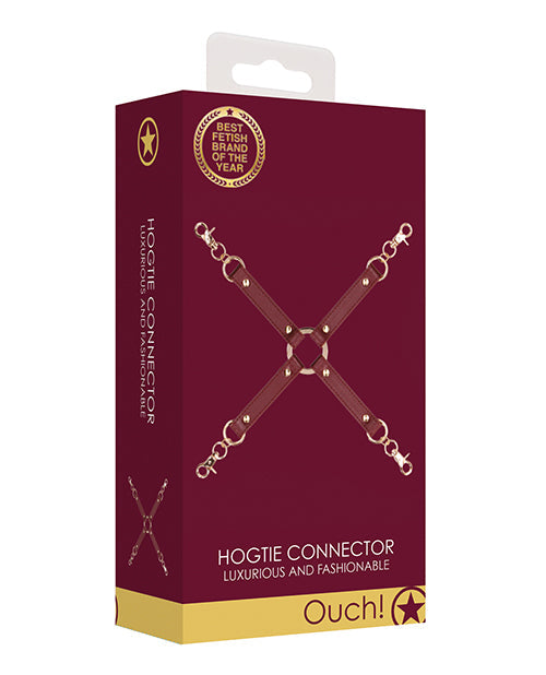 The Soft Hum Shots Ouch Halo Hogtie Connector - Burgundy