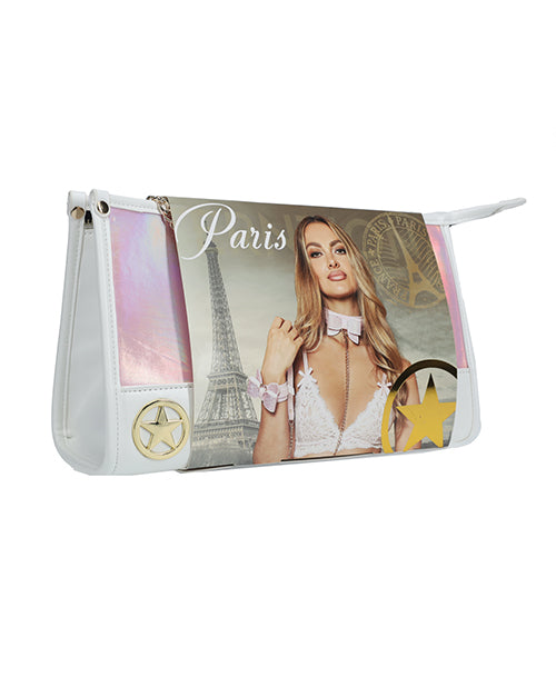 The Soft Hum Shots Ouch! Paris Collection Bondage Kit w/Bag - Pink