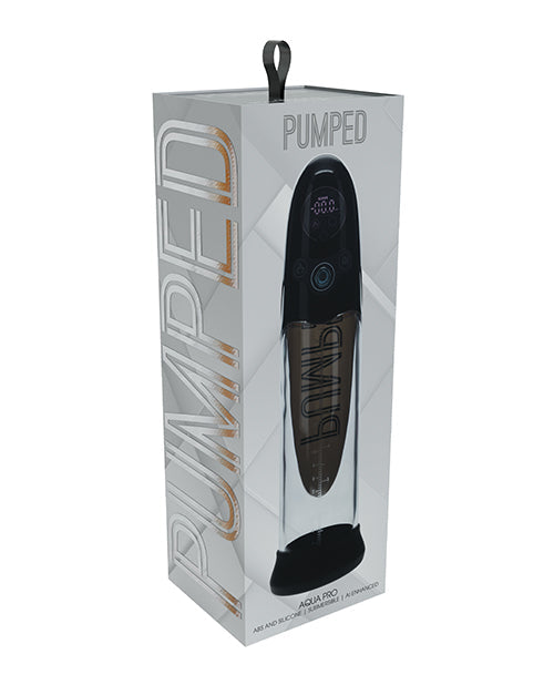 The Soft Hum Shots Pumped Aqua-Pro Penis Pump - Black