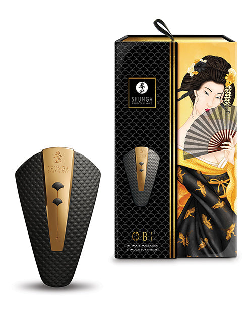 The Soft Hum Shunga Obi Intimate Massager - Black