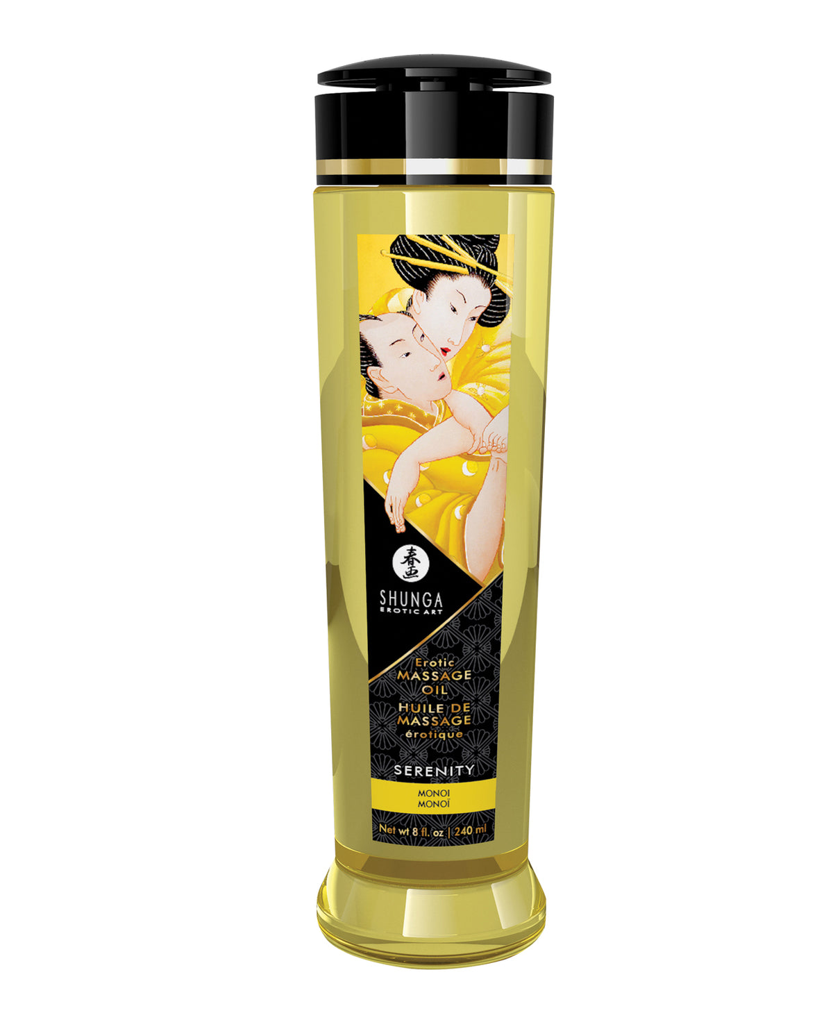 The Soft Hum Shunga Erotic Massage Oil - 8 oz Monoi