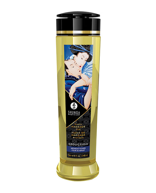 The Soft Hum Shunga Massage Oil - 8 oz Midnight Flower