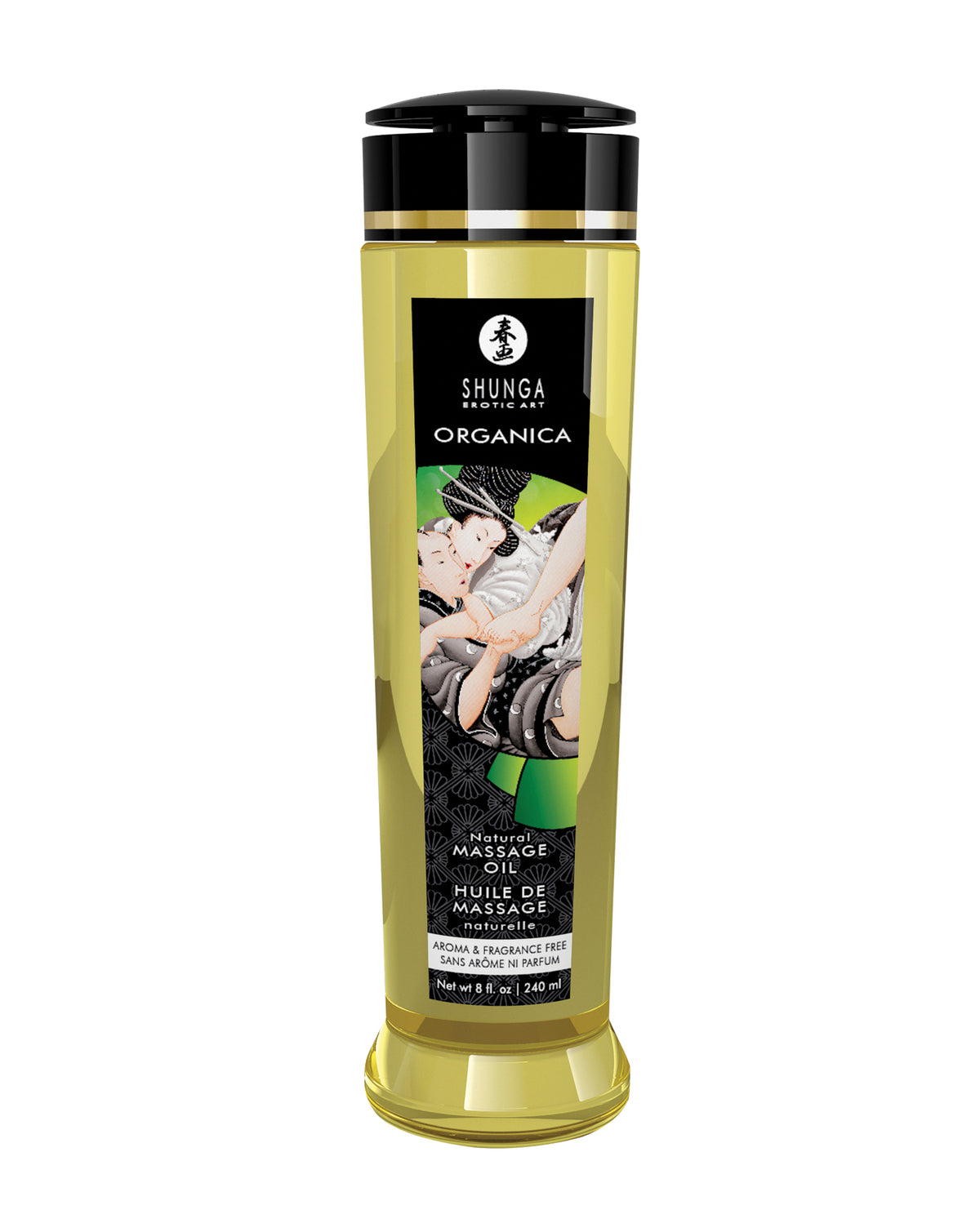 The Soft Hum Shunga Organica Kissable Massage Oil - 8 oz Natural