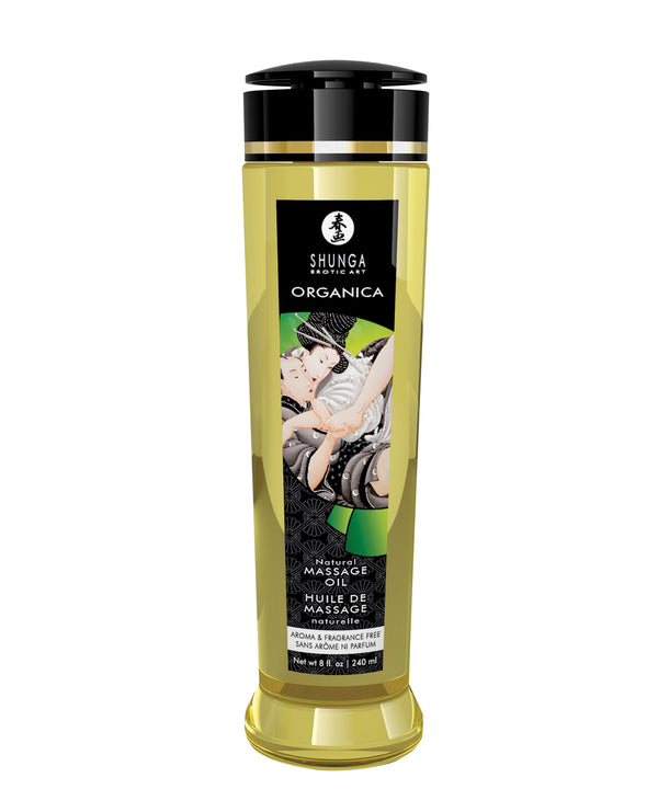 The Soft Hum Shunga Organica Kissable Massage Oil - 8 oz Natural
