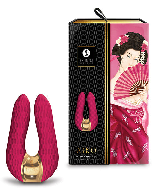 The Soft Hum Shunga Aiko Intimate Massager - Raspberry