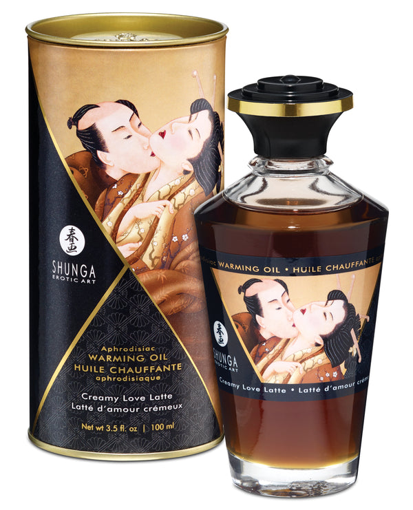 The Soft Hum Shunga Warming Oil - 3.5 oz Creamy Love Latte
