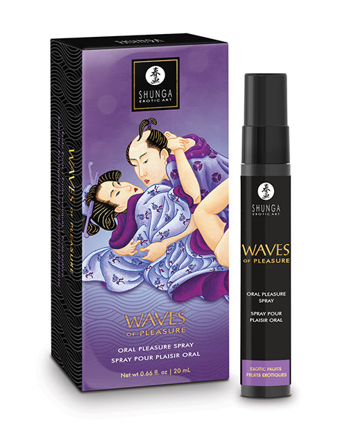 The Soft Hum Shunga Waves of Pleasure Oral Pleasure Spray - .66 oz Exotic Fruits
