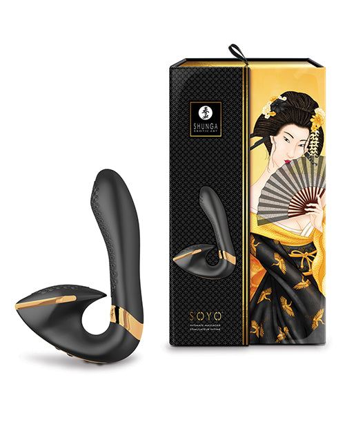 The Soft Hum Shunga Soyo Intimate Massager - Black