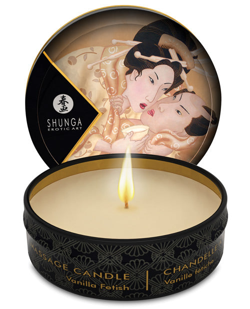 The Soft Hum Shunga Desire Mini Candlelight Massage Candle - 1 oz Vanilla