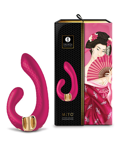 The Soft Hum Shunga Miyo Intimate Massager - Raspberry