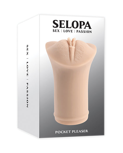The Soft Hum Selopa Pocket Pleaser Stroker - Light