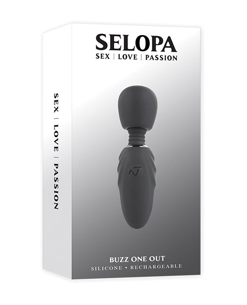 The Soft Hum Selopa Buzz One Out Mini Wand - Black