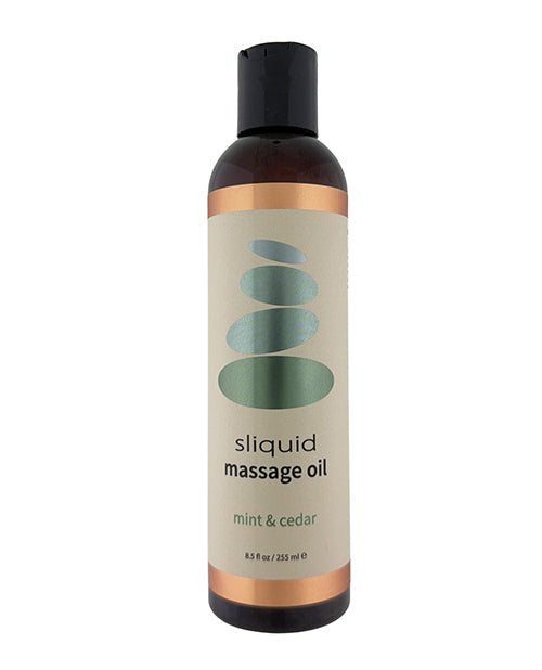The Soft Hum Sliquid Balance Massage Oil - 8.5 oz Cedar Mint