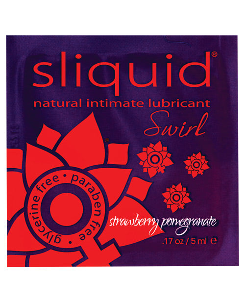 The Soft Hum Sliquid Swirl Lubricant Pillow - .17 oz Strawberry Pomegranate