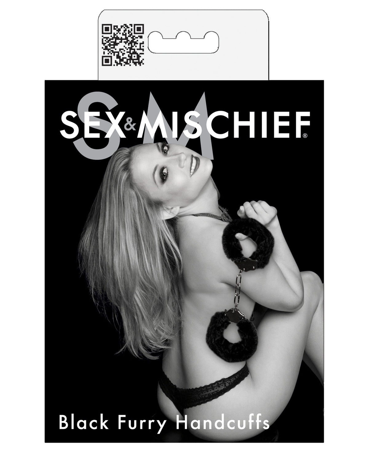 The Soft Hum Sex & Mischief Furry Handcuffs - Black