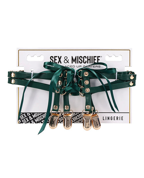The Soft Hum Sex & Mischief Indica Laced Up Garters