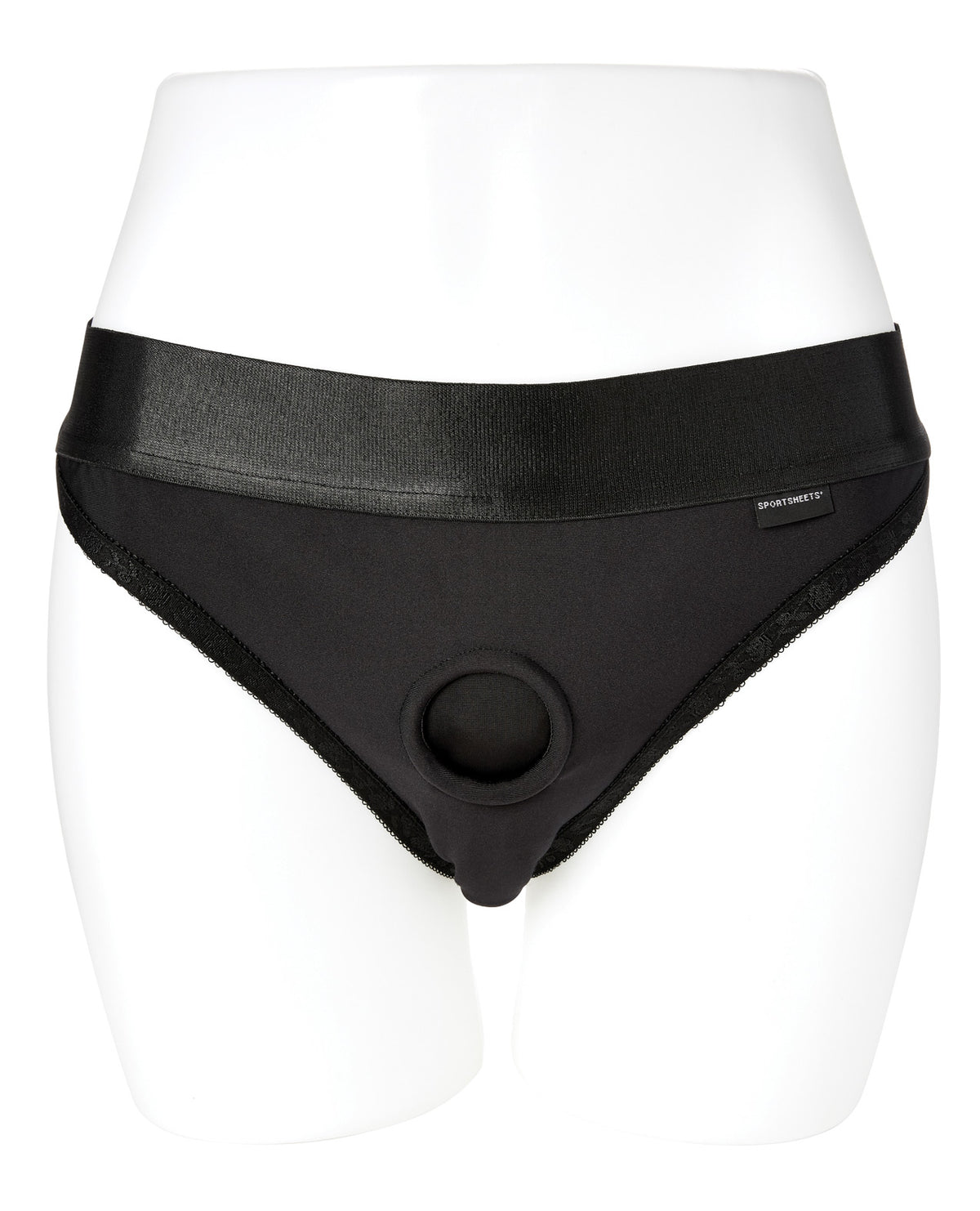 The Soft Hum Sportsheets Em.Ex. Silhouette Harness XXX-Large - Black