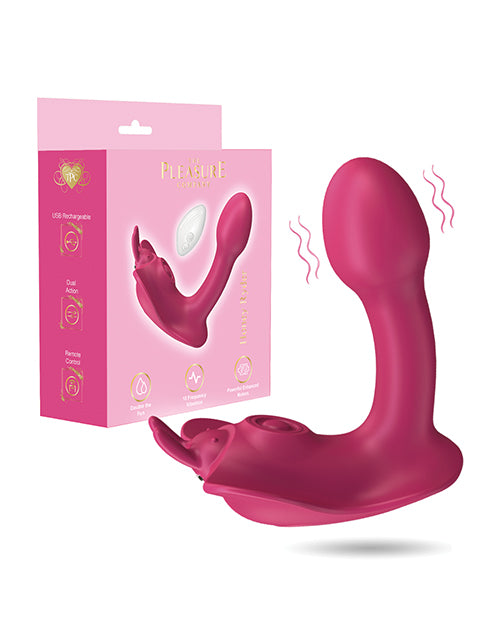 The Soft Hum Honey Ryder Dual Action Thumping & Vibrating Rabbit - Pink