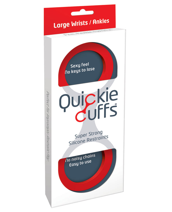 The Soft Hum Quickie Cuffs Large - Red