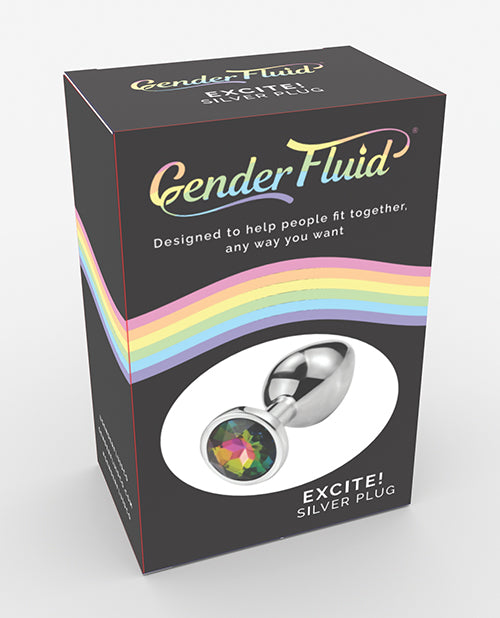The Soft Hum Gender Fluid Excite! Plug - Silver