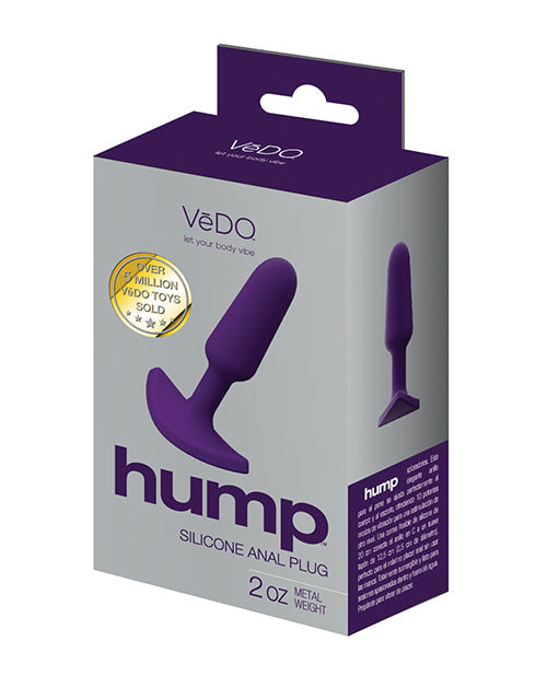 The Soft Hum VeDO Hump Silicone Anal Plug - Purple