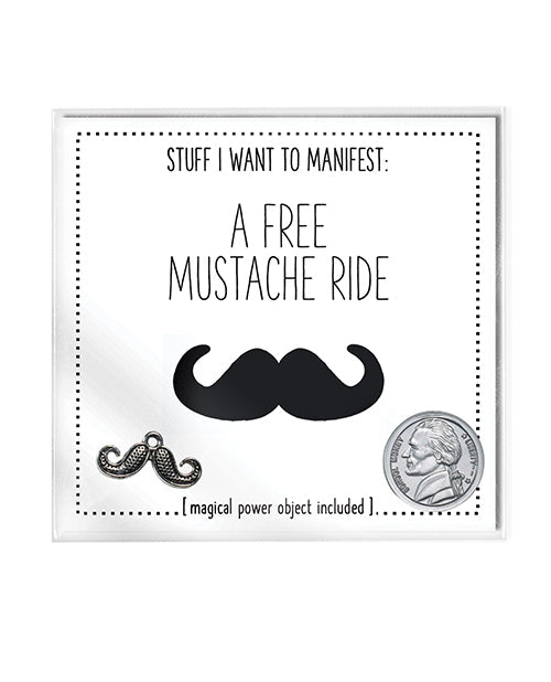 The Soft Hum Warm Human A Free Mustache Ride Mini Card & Charm