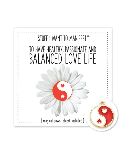 The Soft Hum Warm Human Healthy Balanced Love LIfe Mini Card & Charm