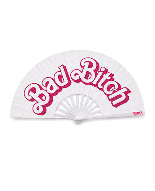 Wood Rocket Bad Bitch Fan - White/Pink