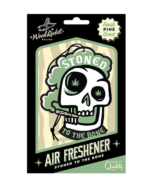 The Soft Hum Wood Rocket Stoned to the Bone Air Freshener - Pine