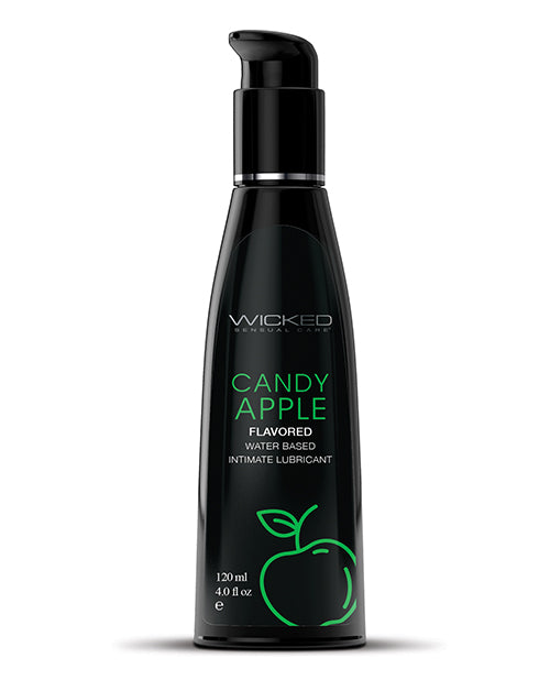 The Soft Hum Wicked Sensual Care Aqua Waterbased Lubricant - 4 oz Candy Apple