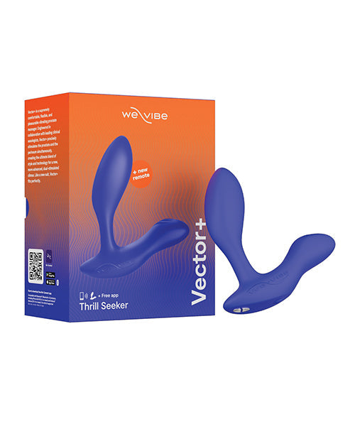 The Soft Hum We-Vibe Vector+ - Royal Blue