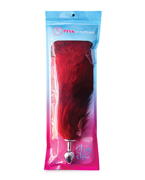 Fox Tail Large Plug - Red