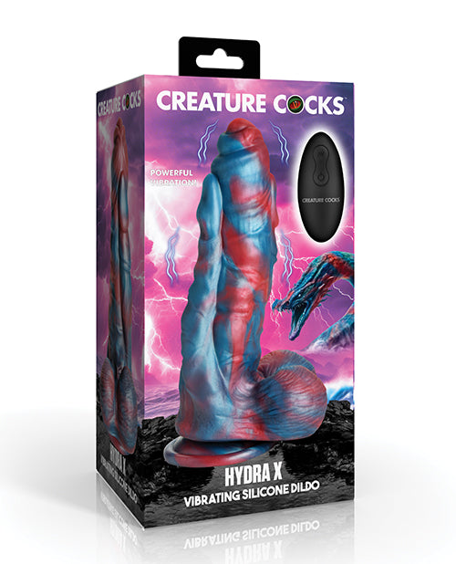 The Soft Hum Creature Cocks Hydra Vibrating Silicone Dildo