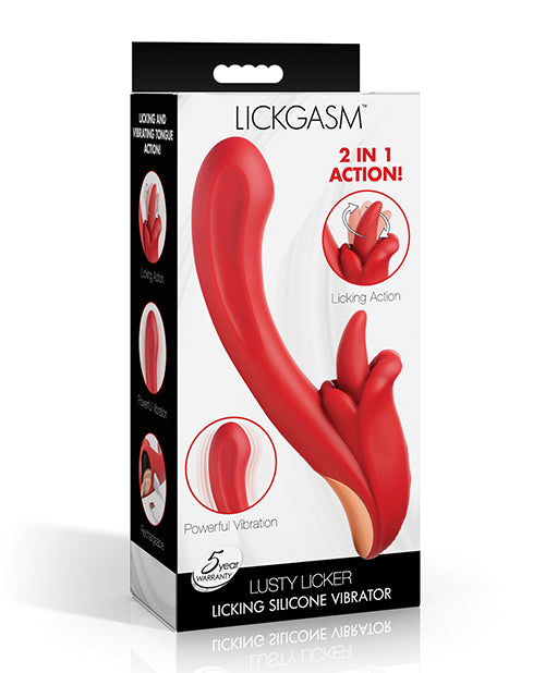 The Soft Hum Lickgasm Lusty Licker Licking Silicone Vibrator