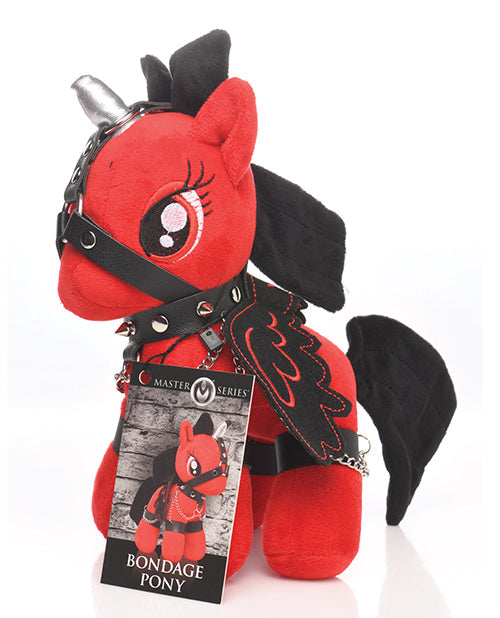The Soft Hum Master Series Bondage Pony - Red